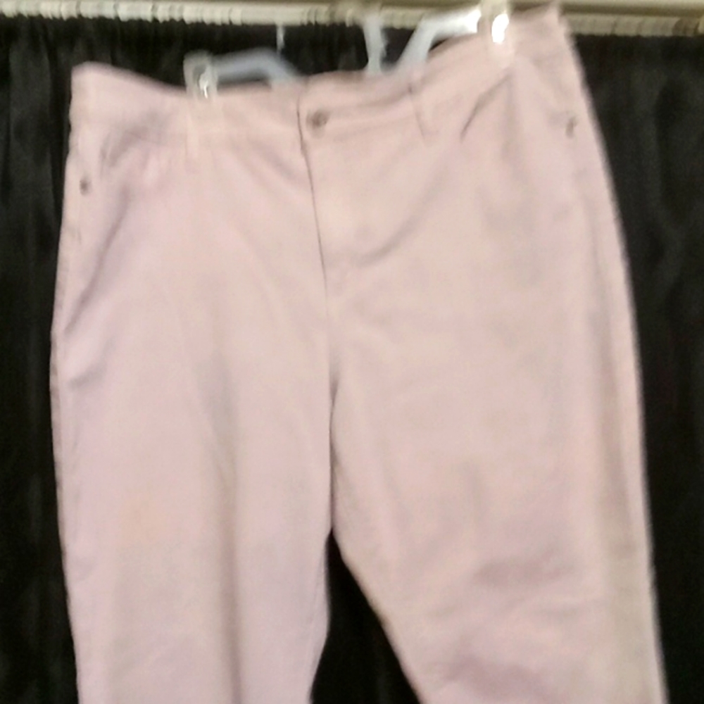 Acid Wash Light Pink Jeans